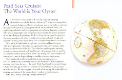 Pearl Sea Cruises Brochure